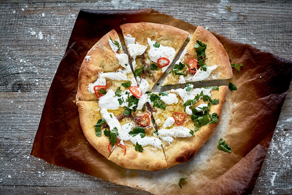 BurrataSardellenPizza Kenwood Club